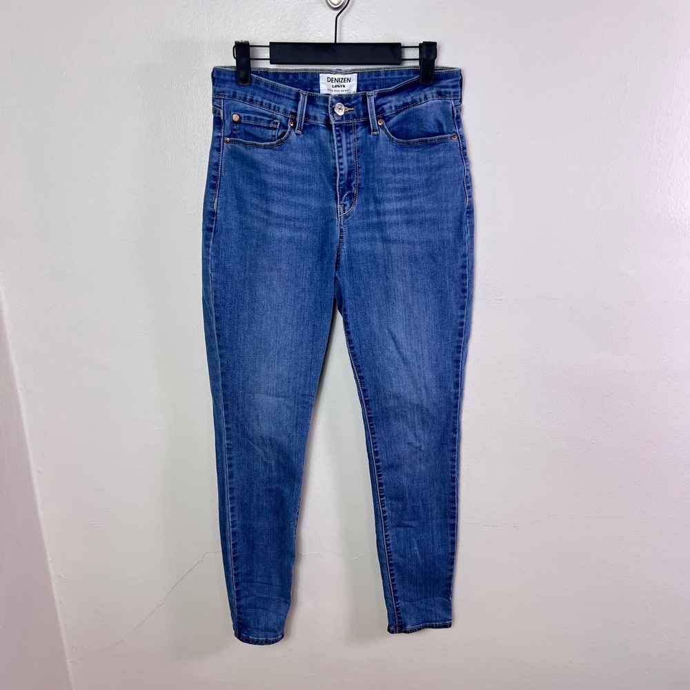 Denizen Levi's High Rise Skinny Jeans 8M Blue Medium Wash Denim Everyday